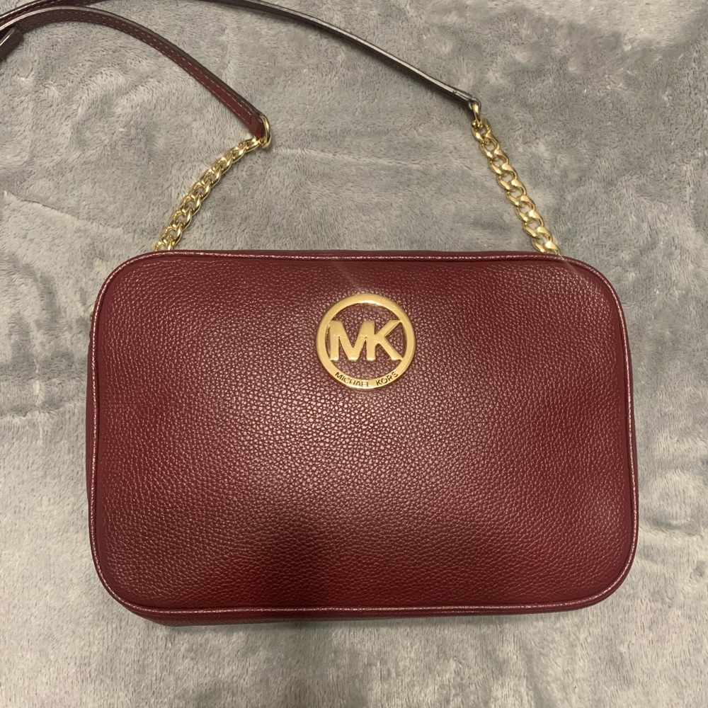 Michael Kors Fulton Leather Crossbody Bag